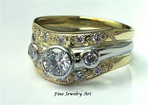 Breathtaking Custom Wedding Rings & Handcrafted .
